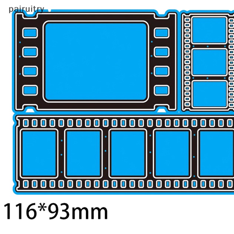 Prt Film Foto Metal Cutg Dies Stensil Scrapbooking DIY Album Cap Kertas Kartu Embos Dekorasi PRT