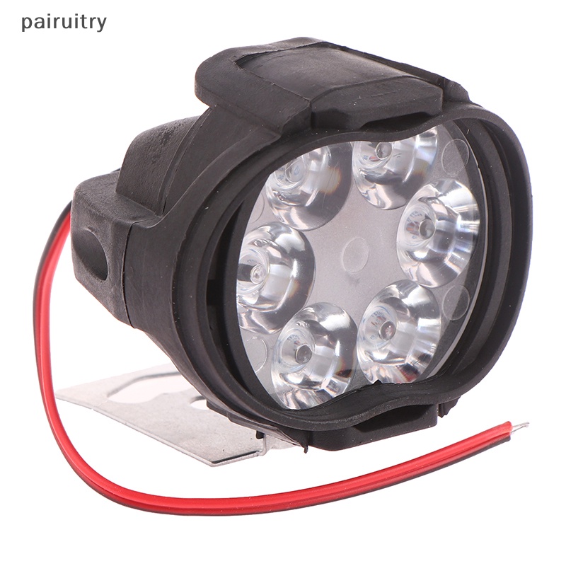 Prt Putih Super Terang 6lampu Depan Kerja LED 1200LM Skuter Fog Lamp Motor 1/2PCS Lampu Depan Motor Spotlight PRT