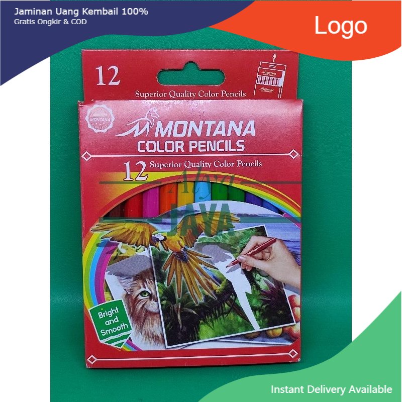 Pensil Gambar Montana Murah Berkualitas 1 Pack 12 warna