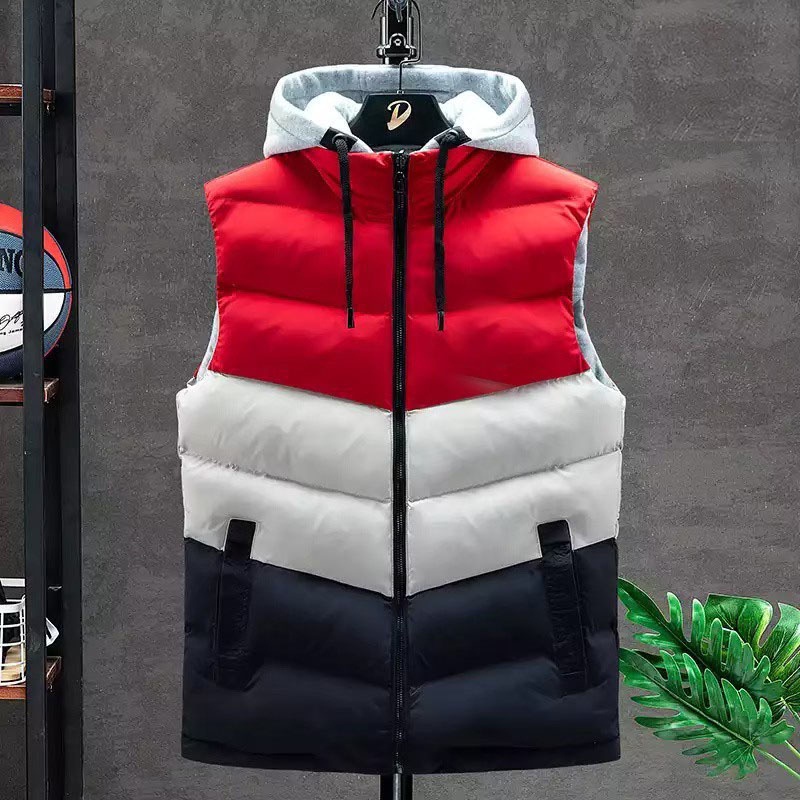 Big size XXL-XXXL -XXXXL Rompi pria motor kombinasi warna bikers vest jaket gelembung bahan parust tasaln zn hangat dan tebal lapisan dakron berkualitas distro eiger