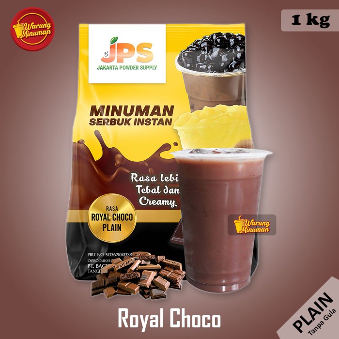 

Terjangkau~Bongkar Gudang Bubuk Minuman 1 kg Royal Choco Cokelat JPS Plain Tanpa Gula