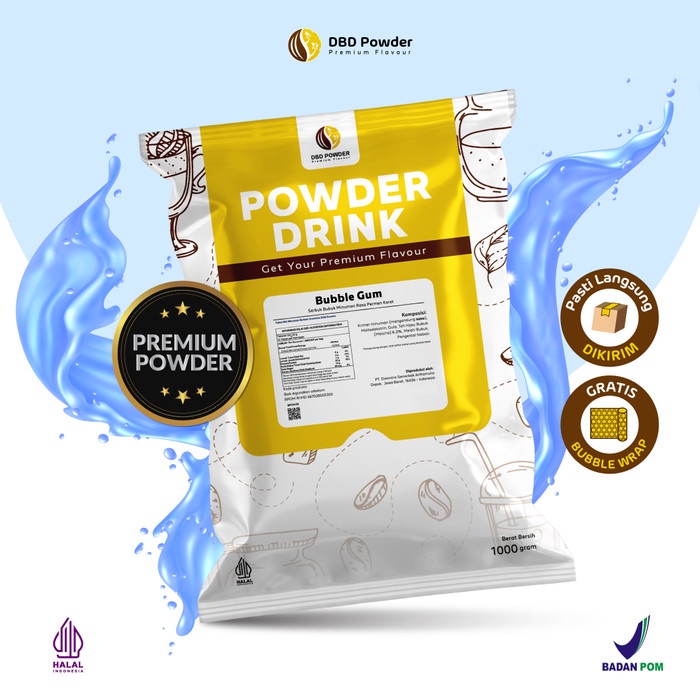

Terjangkau~Bongkar Gudang Bubuk Minuman Premium Bubble Gum - Powder Premium Bubble Gum