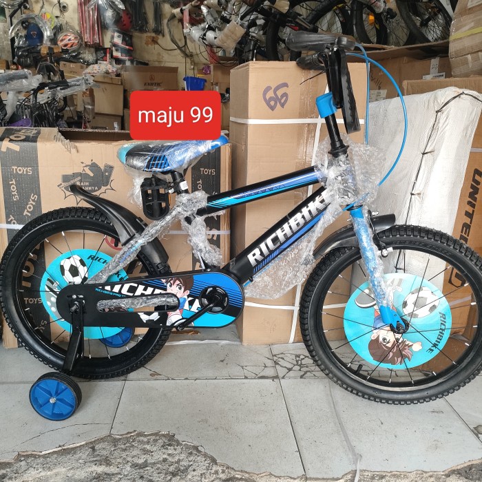 sepeda anak BMX 16 in 18 in richbike sepeda anak laki - 16in tosca