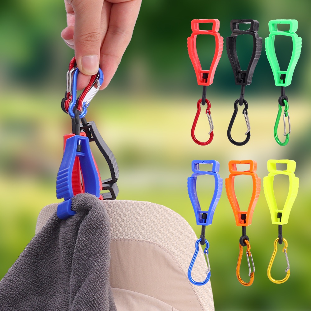 [Hot Sale] Safety Work Tools Storage Clip Multifungsi Sarung Tangan Kerja Luar Ruangan Guard Glove Clip Hanger Dengan Hook Work Clamp Grabber Catcher Non Slip Plastik