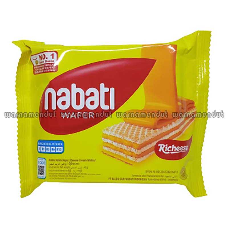 

Nabati wafer richeese keju 42gr (1pcs) WMO RC1609