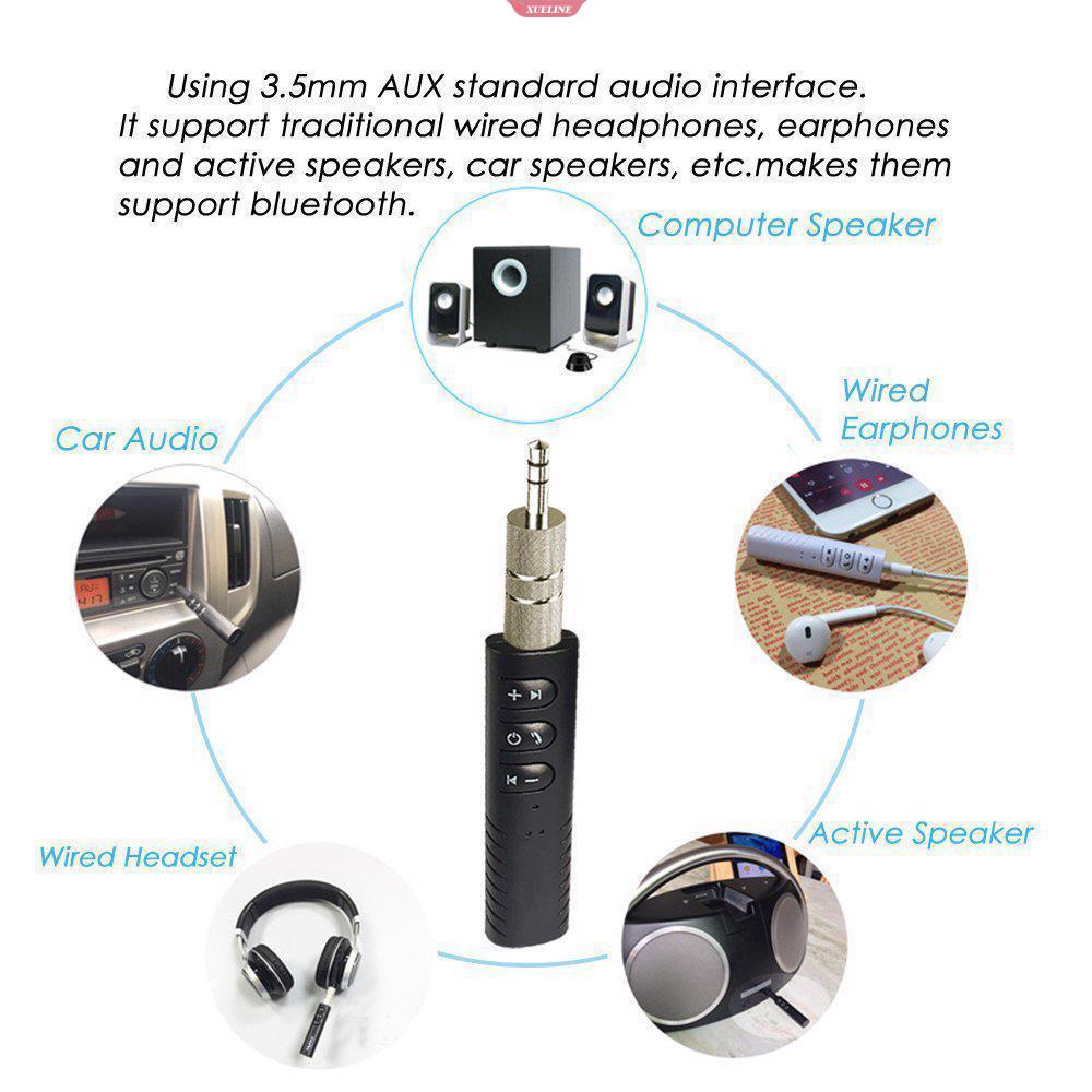 Bluetooth 3.5mm AUX Mobil Stereo Audio Receiver Wireless [ZXL]