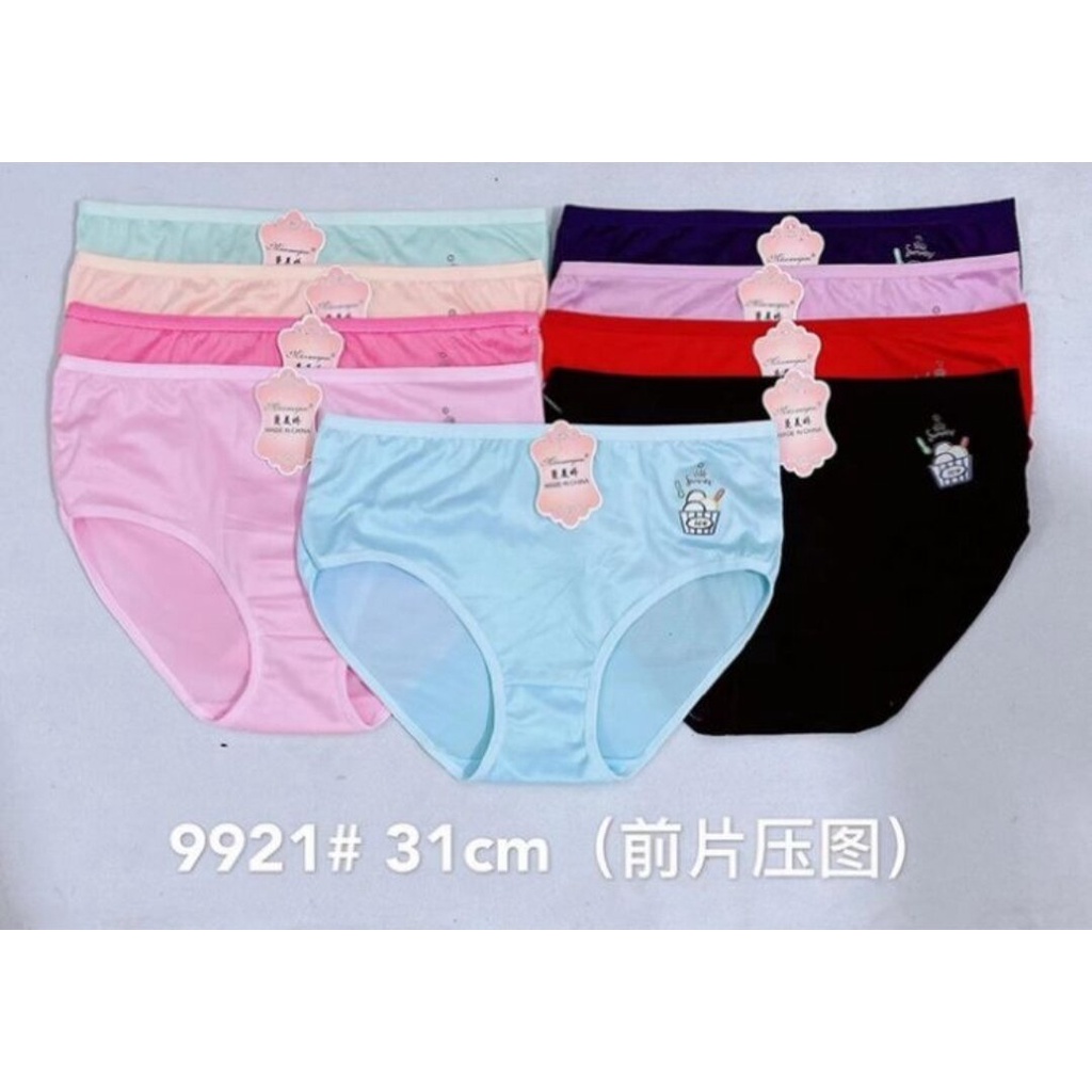 {PROMO MURAH} 6 PCS CELANA DALAM WANITA FIT TO XXL MANMENJIAO STIKER PREMIUM UNDIES