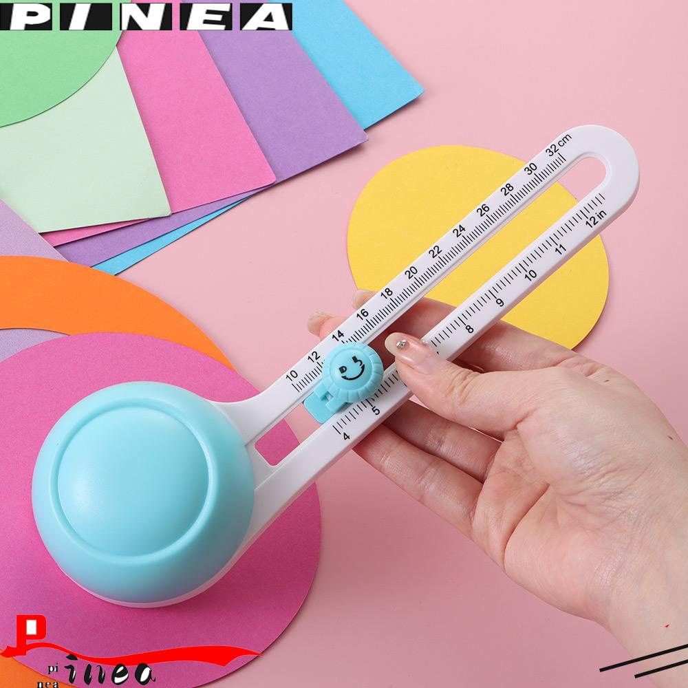 Nanas Circular Paper Cutter Alat Pemotong Pemotong Kartu Putar Patchwork DIY Paper-Cutting Craft Circle Cutter