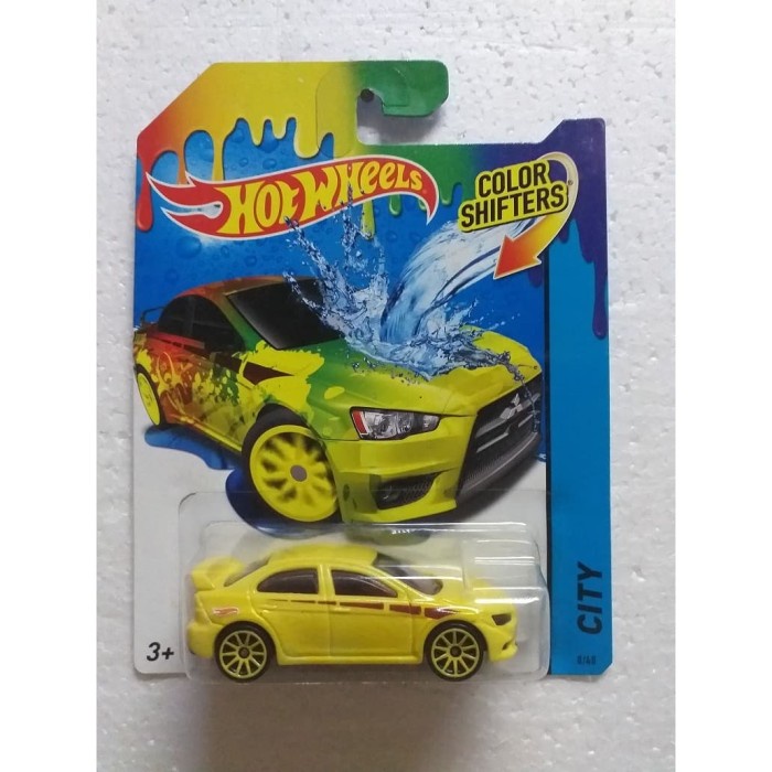 HW HOT WHEELS COLOR SHIFTER MITSUBISHI LANCER EVOLUTION BARU