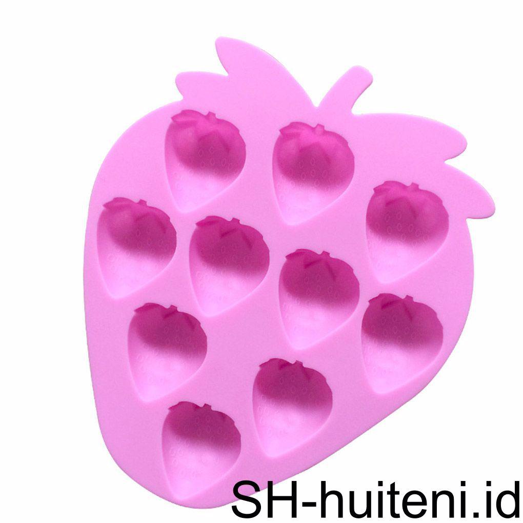 Silikon DIY Kue Cetakan Coklat Pastry Tools Decor Mold Maker Bakery Cake Strawberry Dekorasi