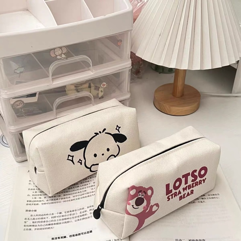 PREMIUM KOTAK PENSIL SNOOPY / KOTAK ALAT TULIS MOTIF LUCU / KOTAK PENSIL KARAKTER LUCU IMPORT / LOTSO TOYSTORY PENCIL CASE / TEMPAT PENSIL RESLETING KAPASITAS BESAR MUAT BANYAK / POCHACCO &amp; LOTSO PENCIL CASE / KOREAN MAKEUP POUCH / PACHA ANJING TAS PENCIL