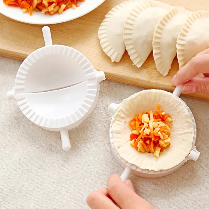 Cetakan Roti Pangsit Dapur/ DIY Dough Pie Press Dumpling Maker/ Dumpling Maker Untuk Memasak Aksesoris Dapur