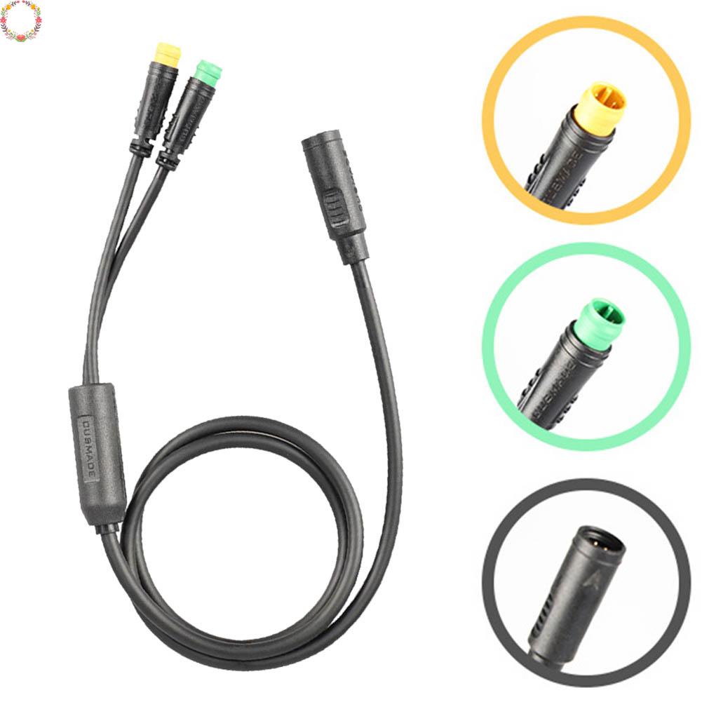 Extension Kabel Anti Air Hitam Untuk Bafang BBS01 /02 BBSHD Mid Motor Cocok Untuk Kabel EB BUS 1T2