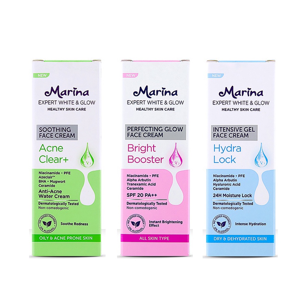 Marina Expert White &amp; Glow Face Cream - 20ml