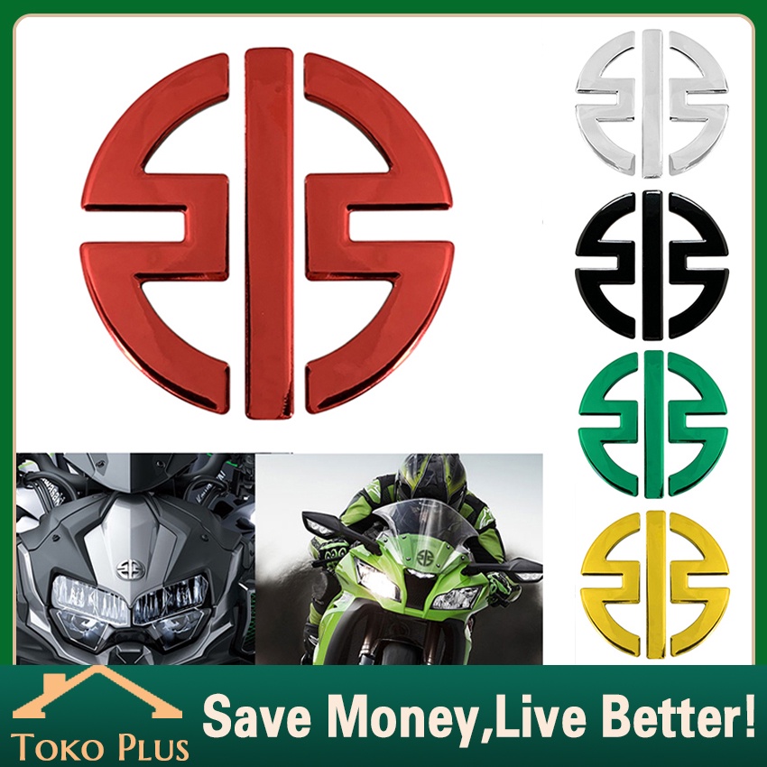 Baru Emblem H2 Kawasaki 3D Badge Emblem Sticker H2 Motorcycle Decoration Decal For Kawasaki Z90 H2