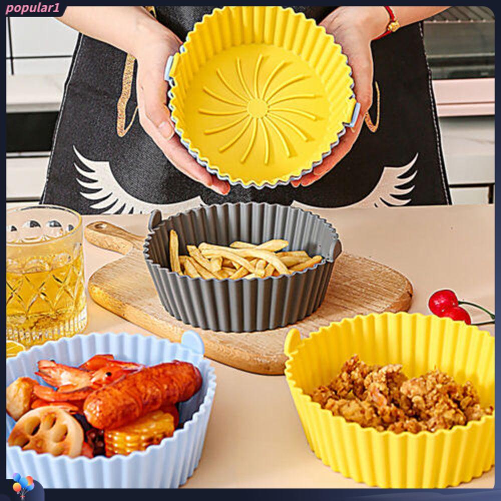 Populer Tatakan Panci Silikon Reusable Tray Liners Untuk Air Fryer
