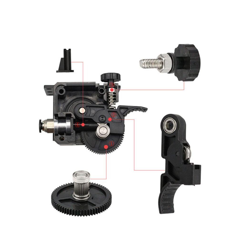 Populer Extruder upgrade kit High-quality Untuk CR10,Ender3 1.75mm Filament 3D Printer Stok Feeder