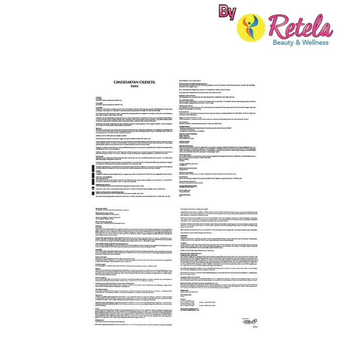 CANDESARTAN 8 MG 1 STRIP 10 TABLET