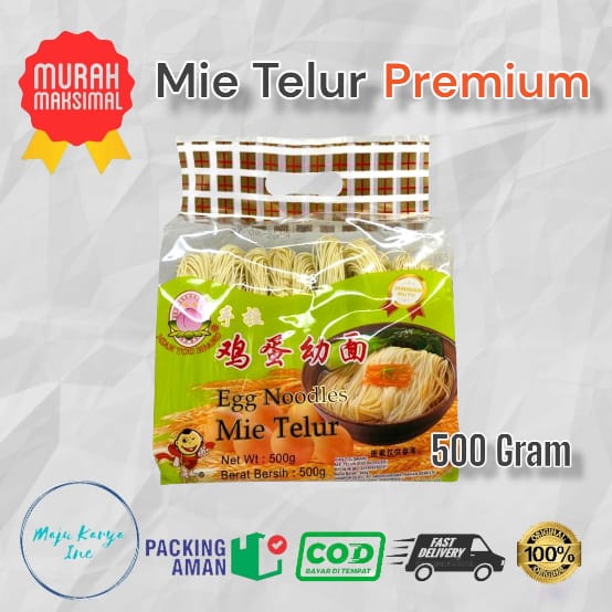 

Xian Tou Brand Egg Noodles / Mie Telur 500 Grm