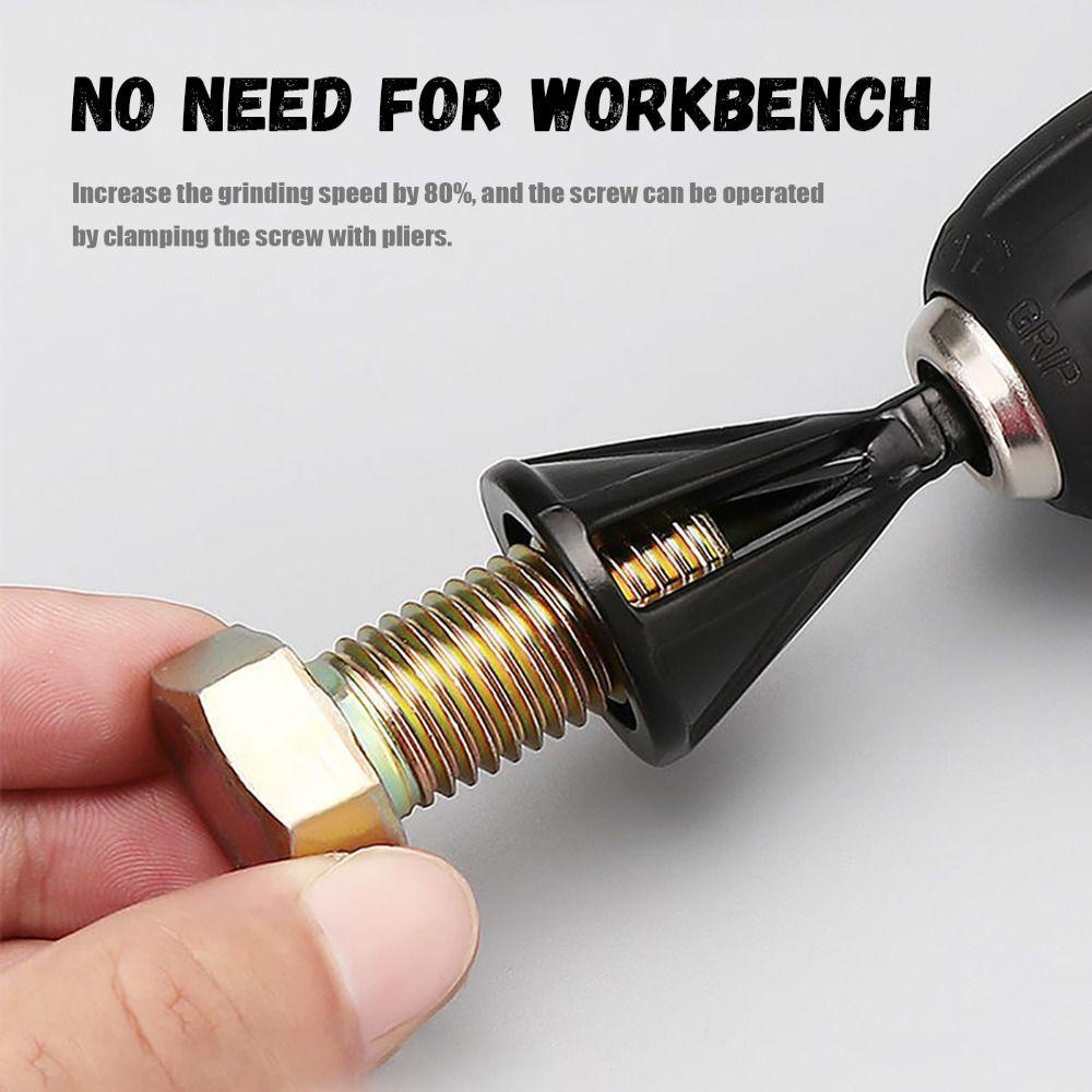 [Elegan] Mata Bor Deburring Sekrup Metal De-Burring Tool Alat Bor Aksesori Drat Cabut Burr