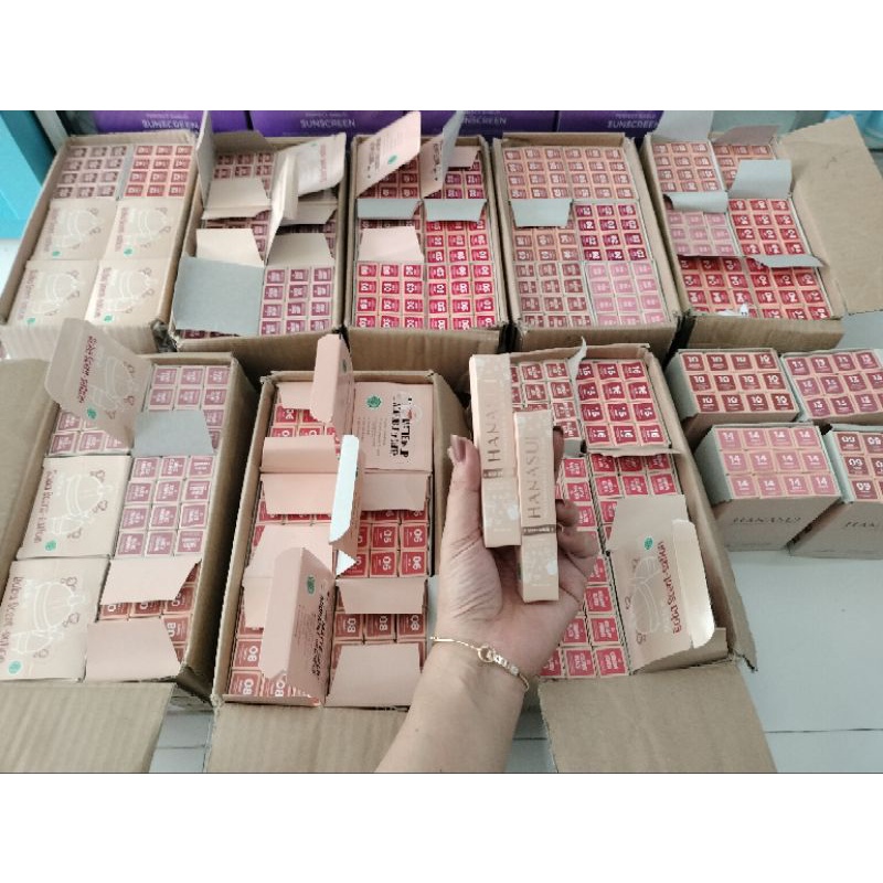 HANASUI lip cream grosir isi 12 pcs | boba hanasui