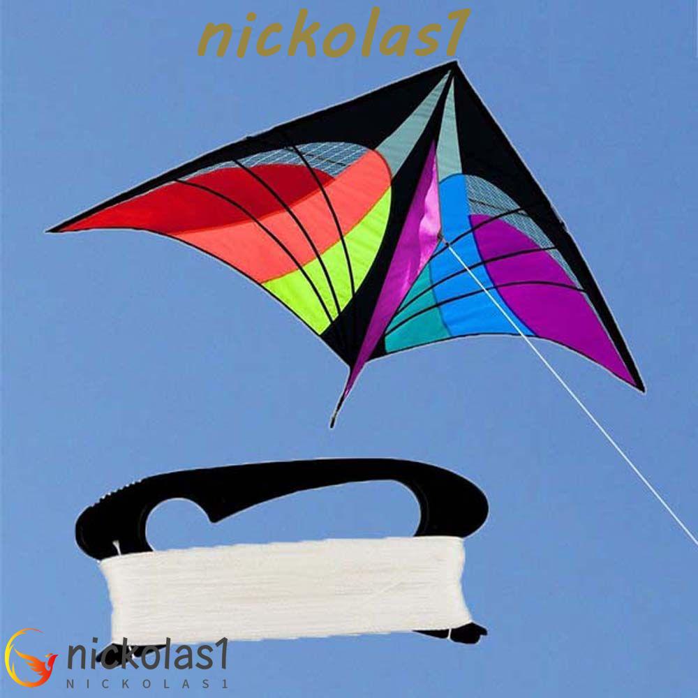 Nickolas1 Alat Layangan Olahraga Luar Ruangan Mainan Anak Bentuk D Handle Board Aksesoris Layangan Plastik String Winder