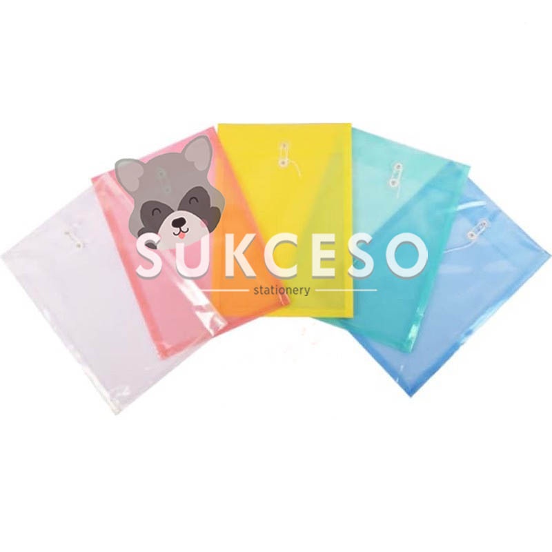 

Map Tali Clear Plastik Varian Warna-Warni