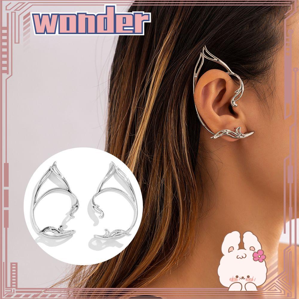 Wonder Punk Fairy Earcuff Pesta Wanita Halloween Goth Elf Ear Clip