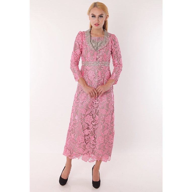 Bibiq Gamis Brokat PINK 25001