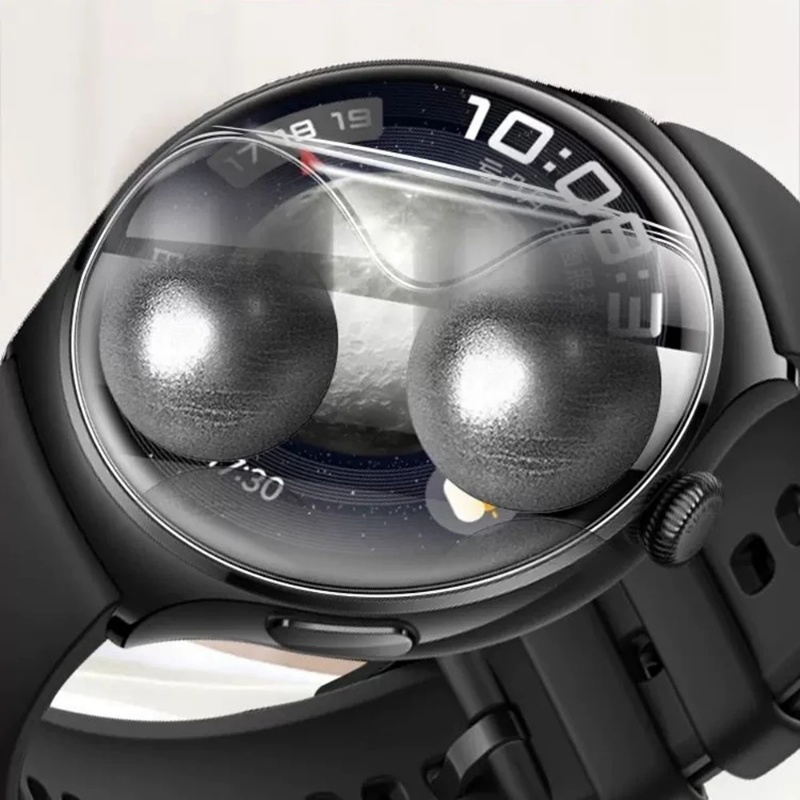 Film TPU Hydrogel Transparan Tipis Sederhana 1Pc Anti Minyak Tahan Air HD Pelindung Layar Jam Tangan Untuk Huawei Watch4 /4 Pro