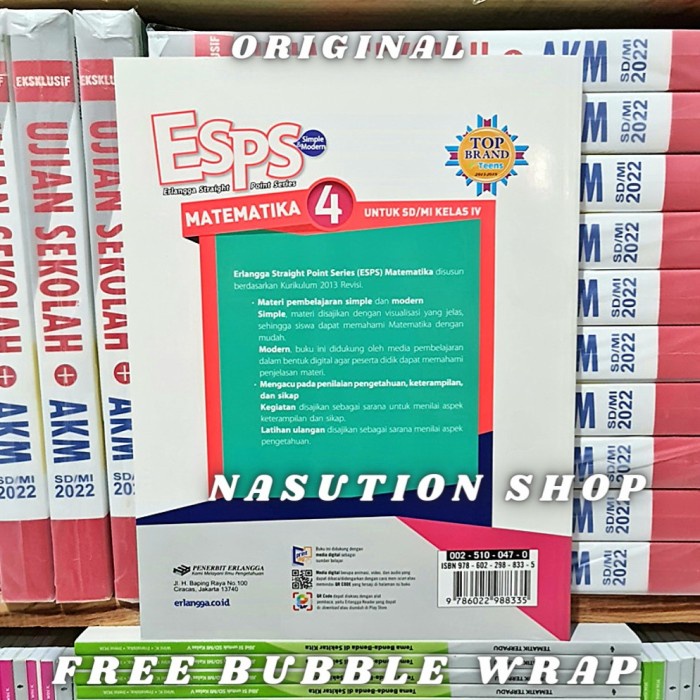 Buku ESPS Matematika kelas 4 SD Erlangga