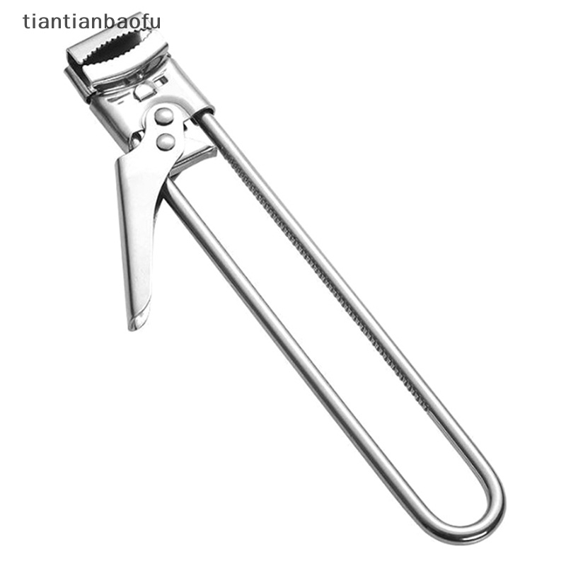 [tiantianbaofu] Adjustable Jar Opener Stainless Steel Manual Botol Dapat Tutup Pembuka Untuk Tangan Yang Lemah Pegangan Mudah Pembuka Toples Aksesoris Dapur Set Butik