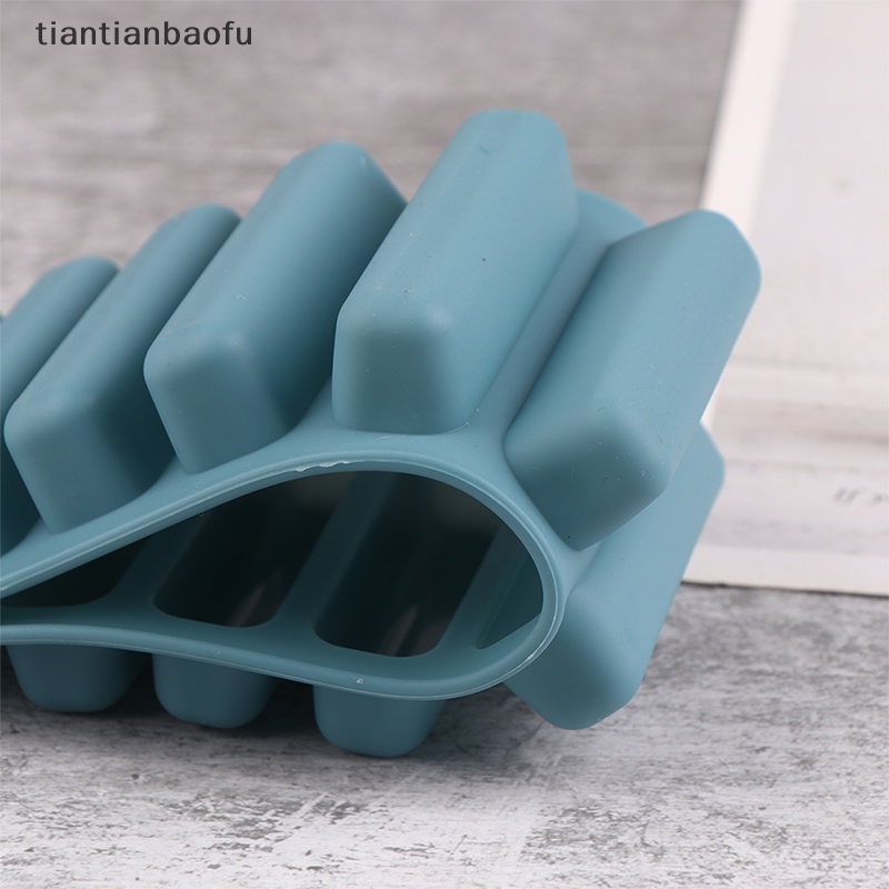 [tiantianbaofu] 1pc Strip Panjang Silikon Es Batu Cetakan Tray Ice Cube Mould Kue Baking Molds Butik