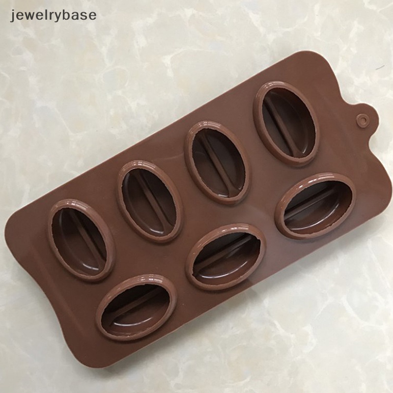 [jewelrybase] Cetakan Coklat Silikon Biji Kopi 7rongga Montok Baking Kue Decorag Mould Boutique