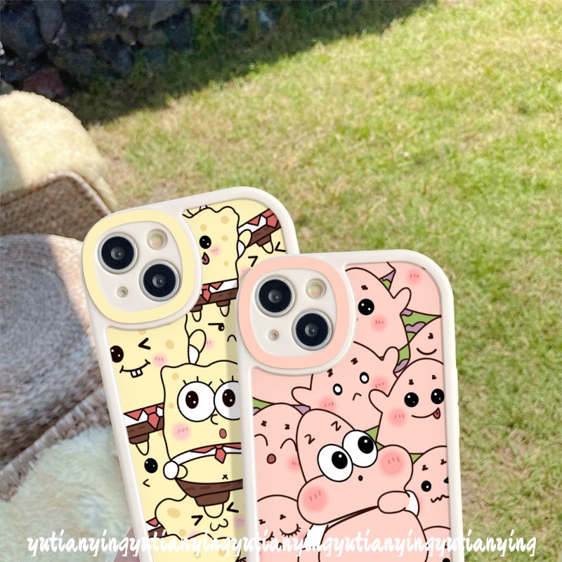 Cute Patrick Star Soft Tpu Couple Case for Hot 10 Lite Note 8 Infinix Hot 11 10s 10 11s 10T 9 Play Smart 6 5 Cartoon SpongeBob SquarePants Phone Cover