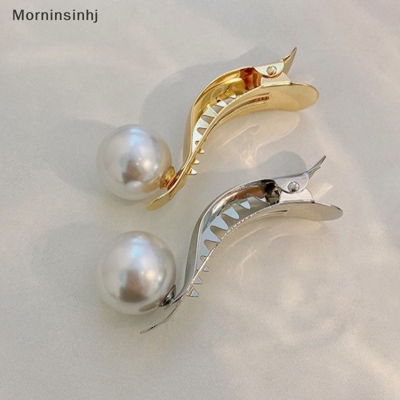 Mornin Fashion Metal Pearl Hair Clip Aksesoris Jepit Rambut id