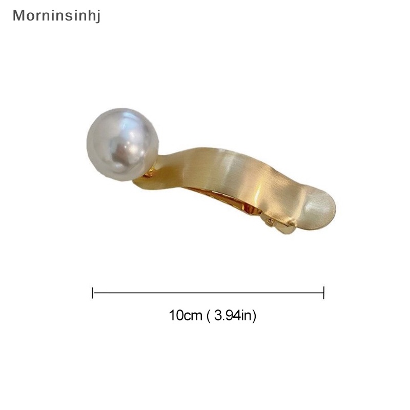 Mornin Fashion Metal Pearl Hair Clip Aksesoris Jepit Rambut id