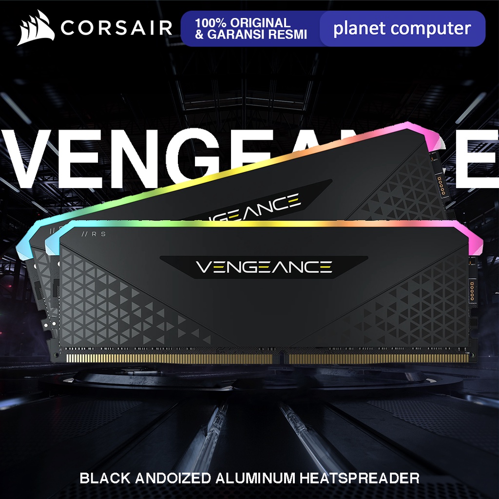 Ram Corsair VENGEANCE RGB RS 16GB (2x8GB) DDR4 DRAM 3200MHz Memory Kit