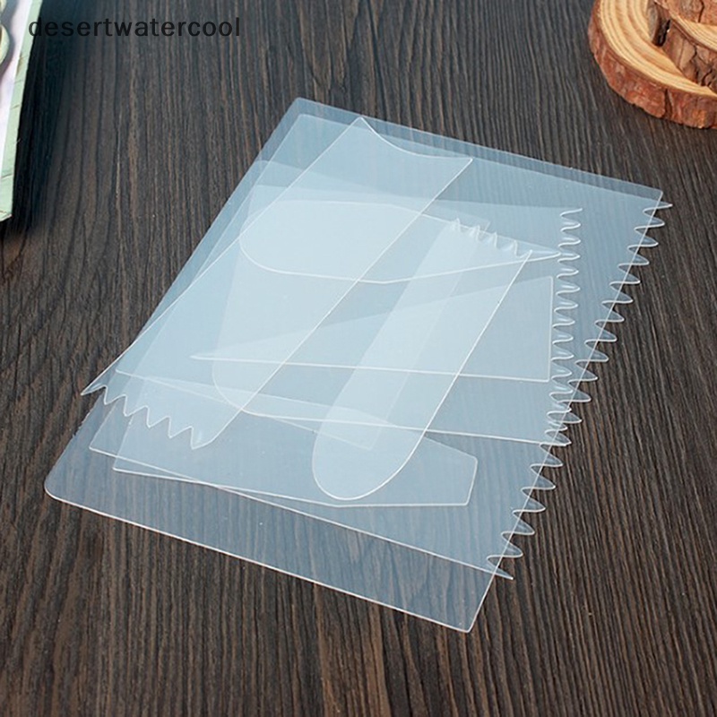 Deid 9pcs Scraper Kue Cream Spatula Pemotong Kue Pastry Cetakan Baking Decorag Tools Martijn