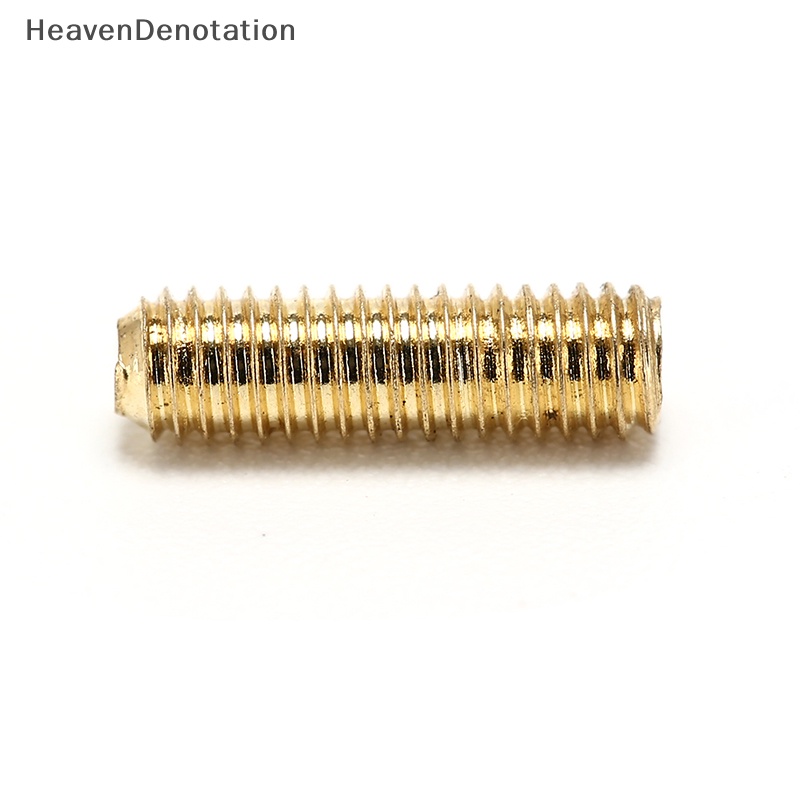 [HeavenDenotation] 12pcs Pelana Jembatan Gitar Bass Elektrik Sekrup Hexagon Tremolo Bridge Hex Screw HDV