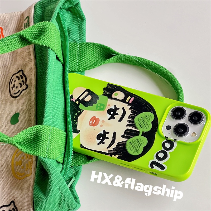 Ins Gaya Keren Trendi Cocok Untuk iPhone 14 Pro Max Casing Ponsel iPhone Kompatibel Dengan Iphone13 13pro 13prm iPhone 11 11pro 14plus 12Pro Max Shockproof TPU Phone Case