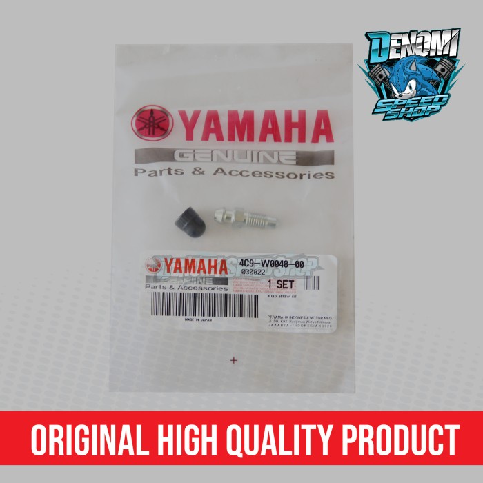 Baut Baud Nepel Pembungan Angin Kaliper Yamaha F1ZR FIZR F1Z FIZ R RX King Vega Jupiter Mio Scorpio Original YGP 4C9-W0048-00