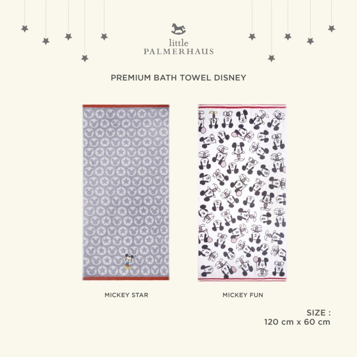 LITTLE PALMERHAUS PREMIUM BATH TOWEL DISNEY Handuk Bayi