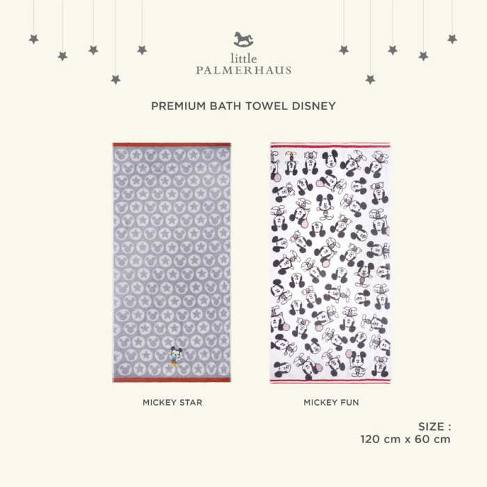 LITTLE PALMERHAUS PREMIUM BATH TOWEL DISNEY Handuk Bayi