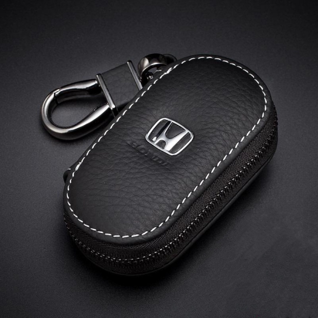 Untuk Honda for Toyota for Nissan for BMW for Audi for Lexus for Mercedes-Benz Key Pouch Leather Case for Smart/Kunci Mobil Tanpa Kunci