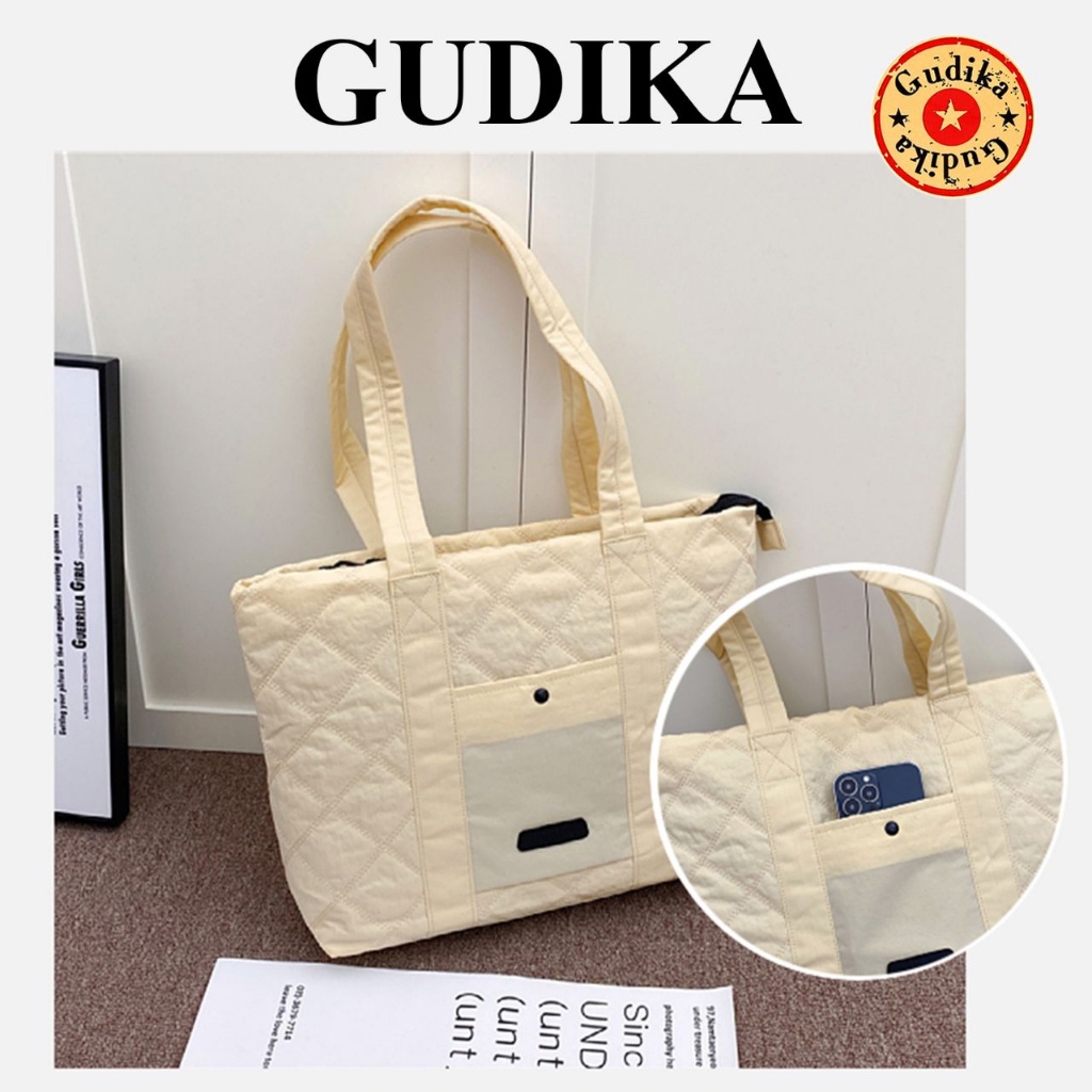 GUDIKA  Alita 66202 - Tas Besar Wanita Totebag Waterproof Import - tas selempang hand bag wanita