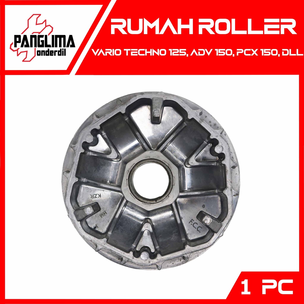 Rumah Roler Only Vario Techno 125 FI STD CBS ISS Helm In FI &amp; Vario 125 150 New LED eSP 2015-2022 K2V &amp; ADV 150 &amp; PCX Lama New K97 Roller Loler Loller Face Comp Movable Drive