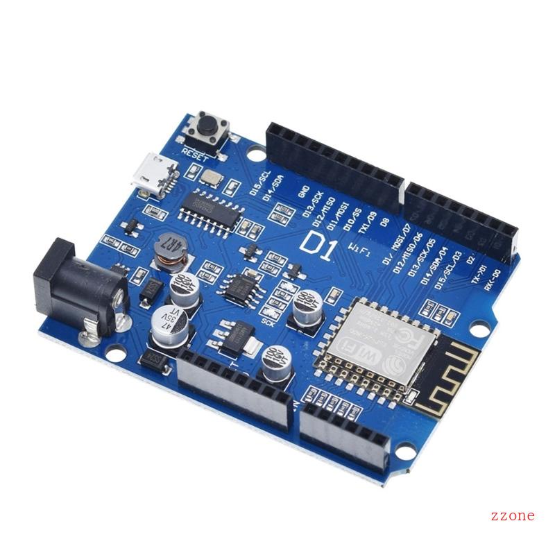 Zzz Elektronik ESP-12E Untuk WeMos D1 WiFi R3 Base ESP8266 Terlindung CH340 CH340G Type-C Papan Pengembangan Untuk