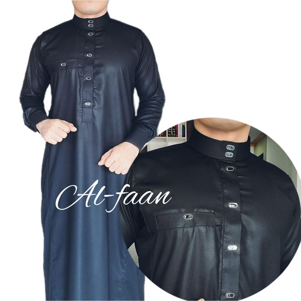 Jubah Slimfit Gamis Jubah Pria Jubah muslim pria busana muslim jubba alfaan model haramain