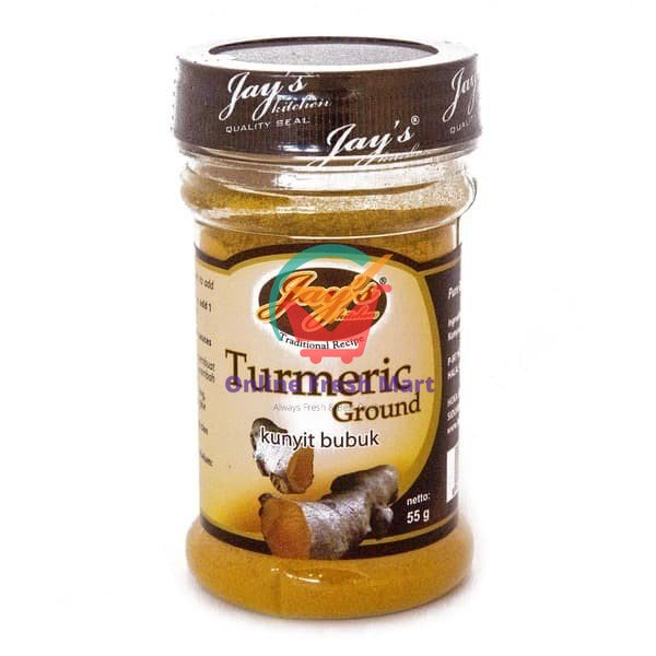 

Jays Turmeric Ground / Kunyit Bubuk 55 gr - Online Fresh Mart Denpasar